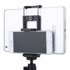 Universal 2 in 1 Tablet Phone Holder Clip Tripod Adapter Mount, 2 in 1
