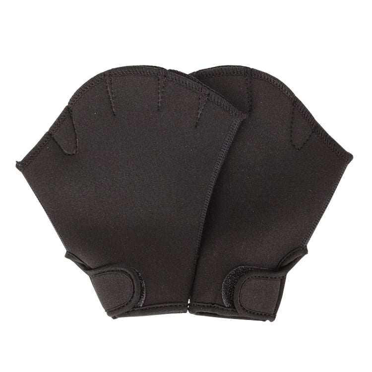Swimming Training Duck Palm Webbing Multifunctional Snorkeling Gloves, S, M, L