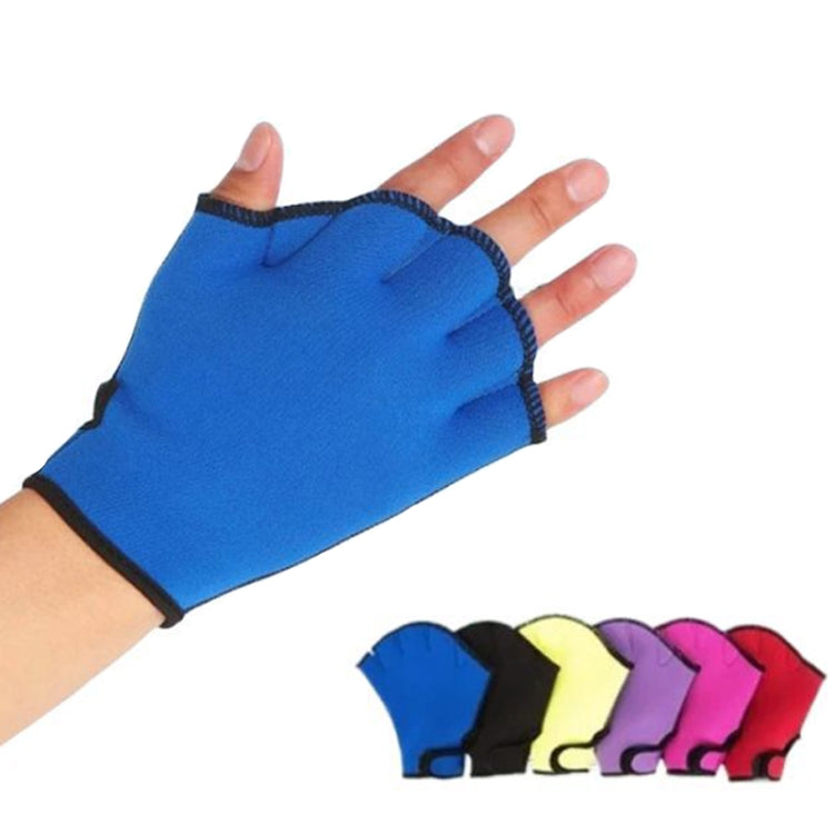 Swimming Training Duck Palm Webbing Multifunctional Snorkeling Gloves, S, M, L