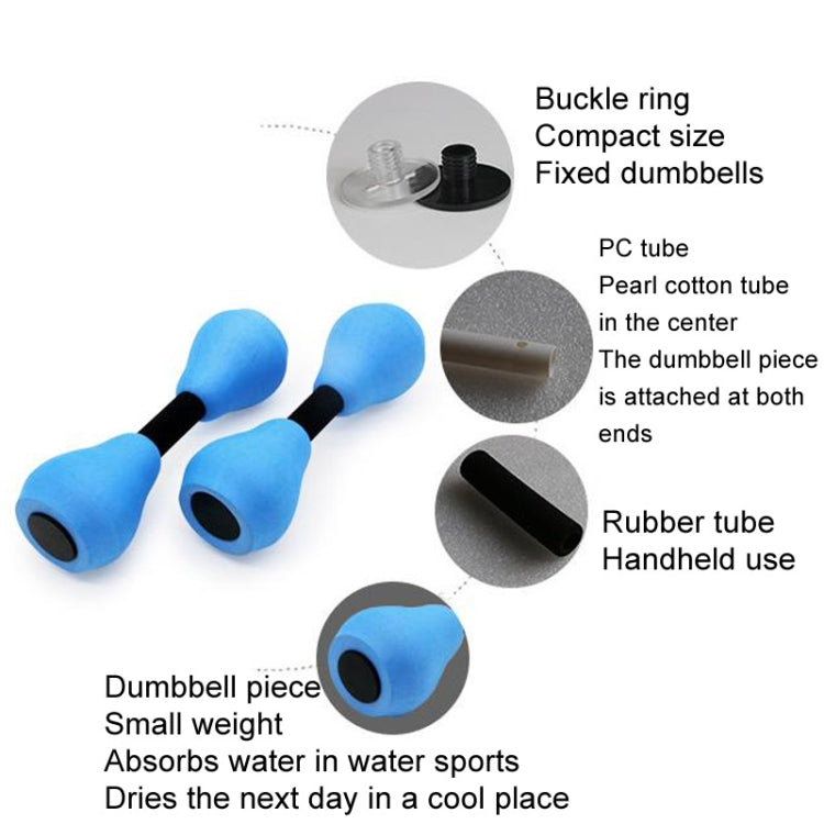 1pair EVA Water Sports Small Dumbbells Ladies Children Home Fitness Equipment Adjustable Dumbbells