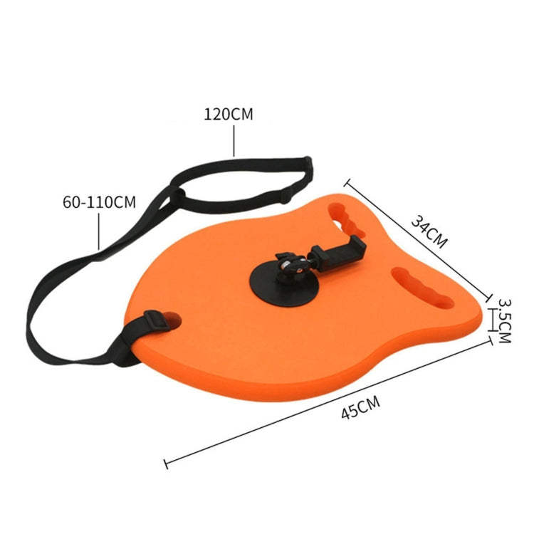 Swimming Floating Board Cell Phone Camera Shooting Auxiliary Equipment, With Phone Stand+Traction Rope+Waterproof Bag, With Camera Stand+Traction Rope