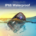 SC002 4K/60FPS IP68 Waterproof WiFi HD Mini Outdoor Sports Diving Camera, Black+32G, Black+64G, Black+128G