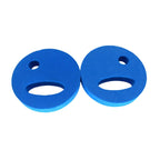 1pair Adult Children Swimming Hand Grip Floating Board Thickened Water Beater Board, Round Simple Dark Blue, Round Comfort Light Blue, Meow Paw Rose Red, Oval Dark Blue