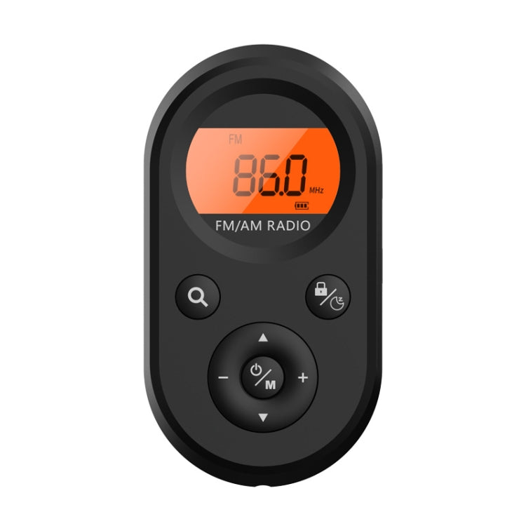 M01 Mini Portable Rechargeable FM / AM Radio With Backlight, M01