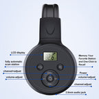 F4 Digital Display Automatic Scanning Foldable FM Radio Headphone, Charging Version, Battery Version