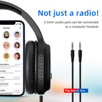 A8 Charging Version Portable Digital Display FM Headphone