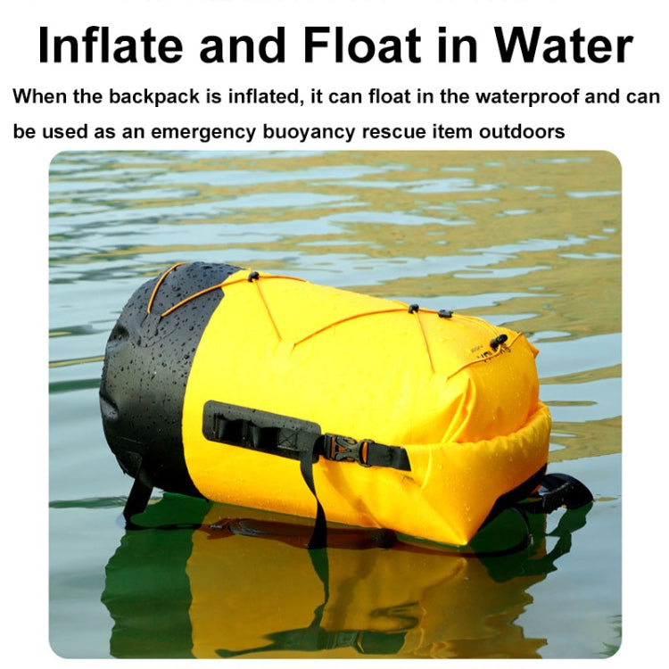 XINDA XD-BAG19 IPX7 Waterproof Outdoor Stream Tracing Backpack Diving Bag, Yellow-16L, Yellow-26L, Yellow-36L, Blue-16L, Blue-26L, Blue-36L, Light Gray-16L, Light Gray-26L, Light Gray-36L, Black-16L, Black-26L, Black-36L