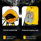 XINDA XD-BAG19 IPX7 Waterproof Outdoor Stream Tracing Backpack Diving Bag, Yellow-16L, Yellow-26L, Yellow-36L, Blue-16L, Blue-26L, Blue-36L, Light Gray-16L, Light Gray-26L, Light Gray-36L, Black-16L, Black-26L, Black-36L