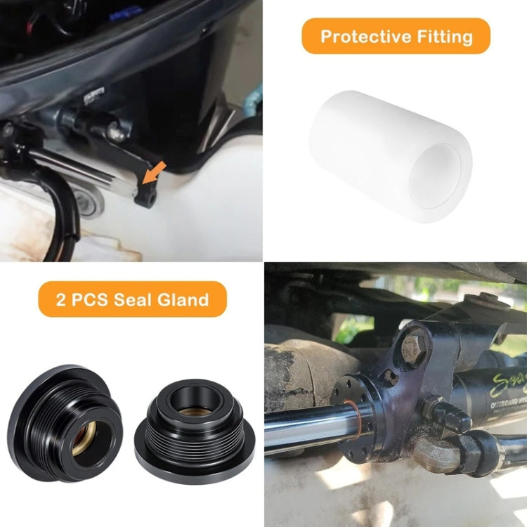 For Seastar HS5157 Boat Front Mount Hydraulic Steering Cylinder Seal Kits Wrench Tool