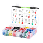 2120pcs /Set 0.5-16MM European Style Tube Type Wiring Cold Press Terminal Set, 2120pcs /Set