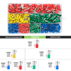 European Style Tube Type Wiring Cold Press Terminal Set, 700pcs /Set