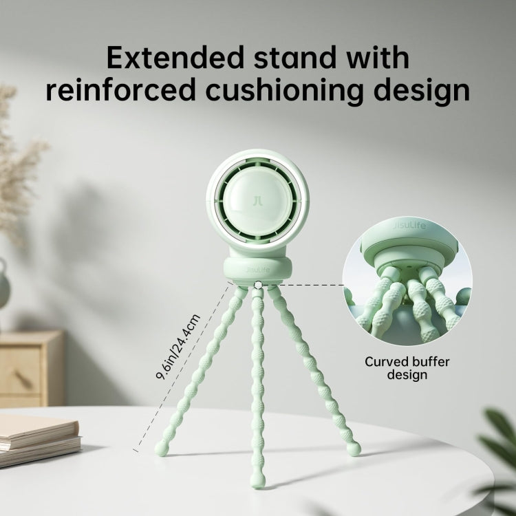 JisuLife Stroller Fan Life2 Stroller Octopus Fan High Speed Portable Desktop Clip Fan, Life2