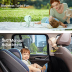 JisuLife Stroller Fan Life2 Stroller Octopus Fan High Speed Portable Desktop Clip Fan, Life2