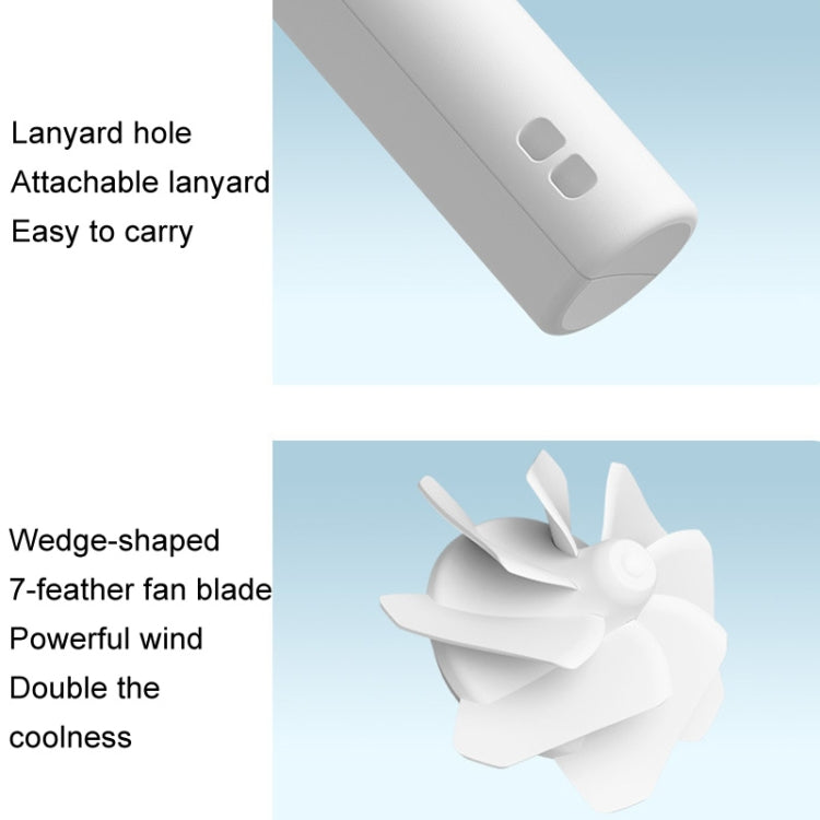 JisuLife FA42 Handheld Portable Small Rechargeable Turbo Fan, Brown 2000mAh, White 2000mAh, Mint Green 2000mAh, Mint Green 4500mAh, Brown 4500mAh, White 4500mAh