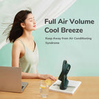 JisuLife FA19 4000mAh Wireless Rechargeable Desktop Mini Fan Silent Portable Fan