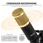 V8S Audio Mixer Live Voice Changer External Sound Card, Black, Gold Triangle Set, Black Triangle Set, Gold Cantilever Set, Black Cantilever Set, Gold Cantilever+Lamp