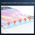 Car Laser Front Windshield Sun Protection Heat Insulation Sunshade, Small, Large
