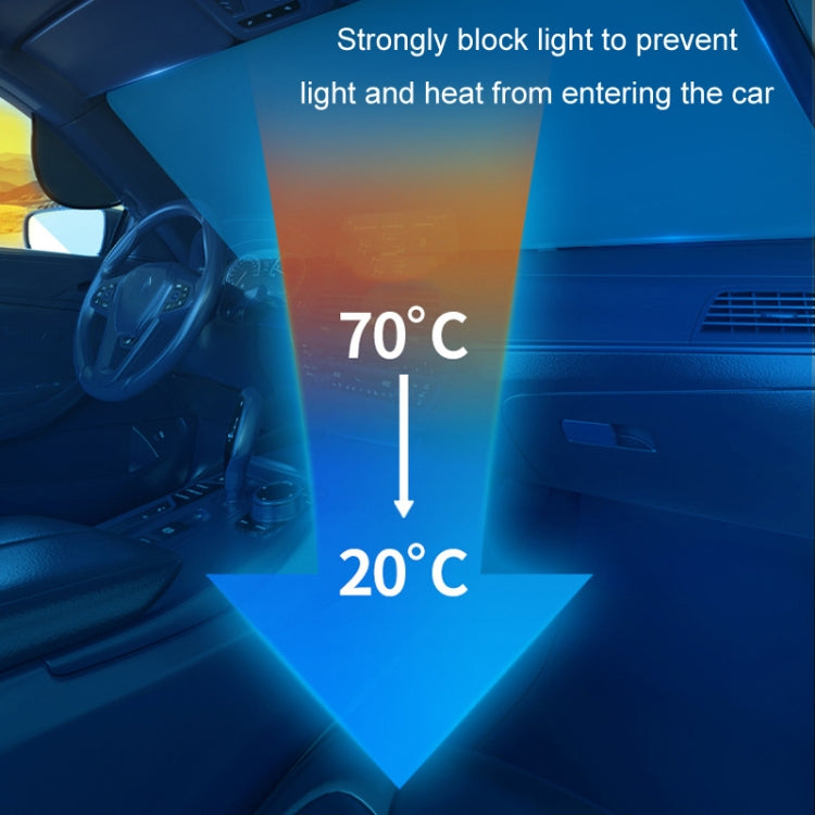 Car Laser Front Windshield Sun Protection Heat Insulation Sunshade, Small, Large