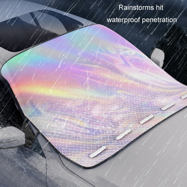 Car Laser Front Windshield Sun Protection Heat Insulation Sunshade, Small, Large