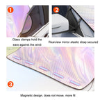 Car Laser Front Windshield Sun Protection Heat Insulation Sunshade, Small, Large