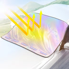 Car Laser Front Windshield Sun Protection Heat Insulation Sunshade, Small, Large