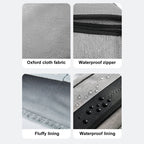 For DJI Mini 4 Pro Baona BN-H016 Portable Waterproof Crossbody Drones Storage Bag, Grey, Black