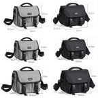 Baona BN-H017 Photography SLR / Micro Single Cross-Body Camera Storage Bag, S Gray, S Black, M Gray, M Black, L Gray, L Black
