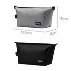 Baona BN-H012 Multifunctional Outdoor Crossbody Digital Camera Bag Lens Protection Bag, Grey, Black