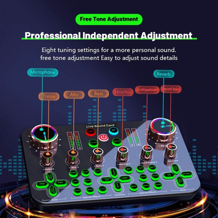 K600 48V English Version Live Dedicated Sound Card, K600
