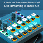 M8 Recording And Singing Live Bluetooth Sound Card Set, Black, White, Black+Gold Cantilever, Black+Black Cantilever, White+Gold Cantilever, Black+Gold Cantilever Earphone, Black+Black Cantilever Earphone, Gold Tripod, Black Tripod