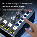 M8 Recording And Singing Live Bluetooth Sound Card Set, Black, White, Black+Gold Cantilever, Black+Black Cantilever, White+Gold Cantilever, Black+Gold Cantilever Earphone, Black+Black Cantilever Earphone, Gold Tripod, Black Tripod