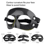 Upper Half Face Basketball Crash Protective Nose Mask Breathable Face Protection Mask