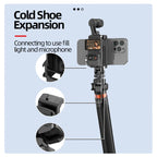 For DJI Osmo Pocket 3 Phone Holder Expansion Bracket With 3 Cold Shoe Port