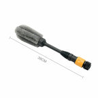 Wheel Hub Brush High Pressure Water-through Soft Bristle Cleaning Brush