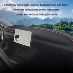 Car Suede Light-Proof Pad, For 2024 Tesla Model Y Dashboard, For 2024 Tesla Model 3 Dashboard, For 2024 Tesla Model 3 Rearwindow