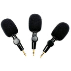 Mobile Phone Live Broadcast Microphone, Pro 3.5 Straight Head 3-section Plug (Sponge Cover), Pro 3.5 Straight Head 4-section Plug (Sponge Cover), Pro 3.5 Straight Head 2-section Plug (Sponge Cover)