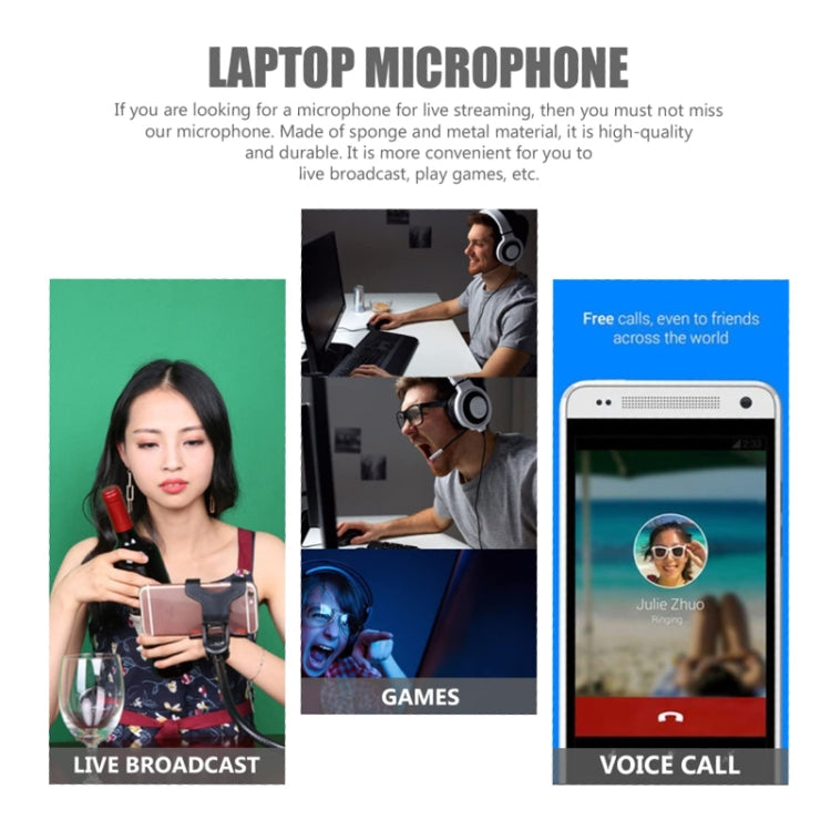 Mobile Phone Live Broadcast Microphone, Pro 3.5 Straight Head 3-section Plug (Sponge Cover), Pro 3.5 Straight Head 4-section Plug (Sponge Cover), Pro 3.5 Straight Head 2-section Plug (Sponge Cover)