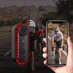 Bike Warning Tail Light 1080P WiFi Camera Recorder Waterproof Bicycle Rear Light for Riding Cycling, Rotate Mount, Clamp Mount, Strap Mount, Rearview Mirror Mount, Saddle Tube Mount