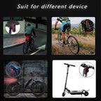 Bike Warning Tail Light 1080P WiFi Camera Recorder Waterproof Bicycle Rear Light for Riding Cycling, Rotate Mount, Clamp Mount, Strap Mount, Rearview Mirror Mount, Saddle Tube Mount