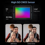 G700 4K / 64MP WiFi Digital Video Camera Camcorder 3.0 Inch IPS Screen 12X Optical Zoom, G700