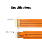 Waveshare For Raspberry Pi 5th DSI Display 22Pin To 15Pin Soft Cable FPC Cable, 200mm, 300mm, 500mm