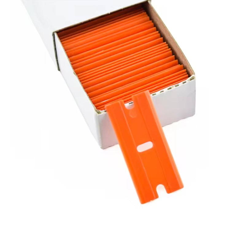 Scraper Replace UV Glue Plastic Double-sided Scraper Blade, 100pcs /Box