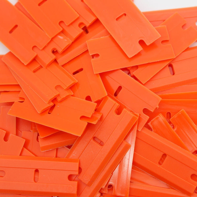 Scraper Replace UV Glue Plastic Double-sided Scraper Blade, 100pcs /Box