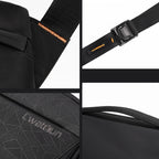 Cwatcun D133 Camera Chest Bag Multi-functional Handheld Slanting Cross Shoulder Camera Casual Bag, Small Black, Medium Black, Large Black