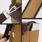 Vintage Waterproof Canvas Bag DSLR Camera Photo Bag, Cwatcun D126 Double Shoulder, Cwatcun D127 Single Shoulder