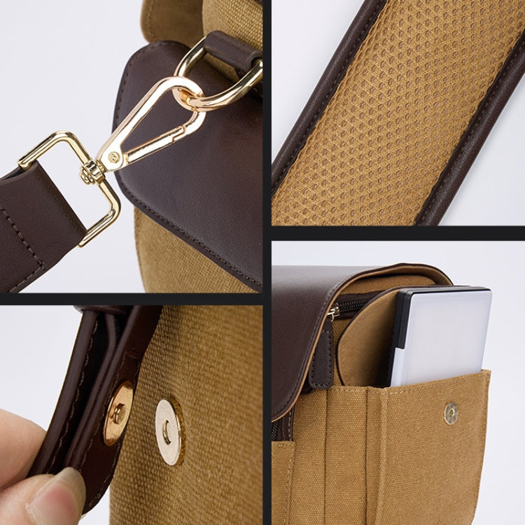 Vintage Waterproof Canvas Bag DSLR Camera Photo Bag, Cwatcun D126 Double Shoulder, Cwatcun D127 Single Shoulder