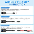 PD3.0 Motorcycle USB Mobile Phone Charger Digital Voltage Meter with Switch, Blue Screen, Red Screen, Green Screen