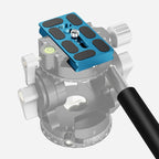 For Arca Type SLR Camera PU Quick Release Plate Aluminum Alloy CNC Ball Head Quick Release Plate, BEXIN PU-50C, BEXIN PU-50D, BEXIN PU-60C, BEXIN PU-60D, BEXIN PU-70C, BEXIN PU-70D