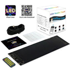 Car Flexible Display Advertising Screen APP Bluetooth Smart Screen, 7x17.3cm（16 x 32 LEDs), 9.2x37.4cm（16 x 64 LEDs）, 10.2x34.8cm（20 x 64 LEDs）, 12x59.5cm（16 x 96 LEDs）