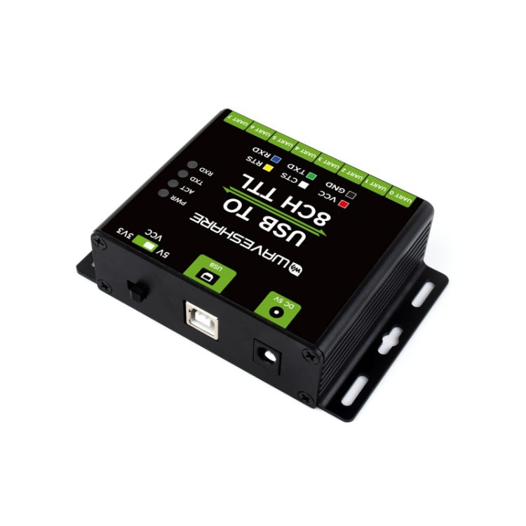 Waveshare 27076 Industrial USB TO TTL UART Serial Communication Module Converter, 27076